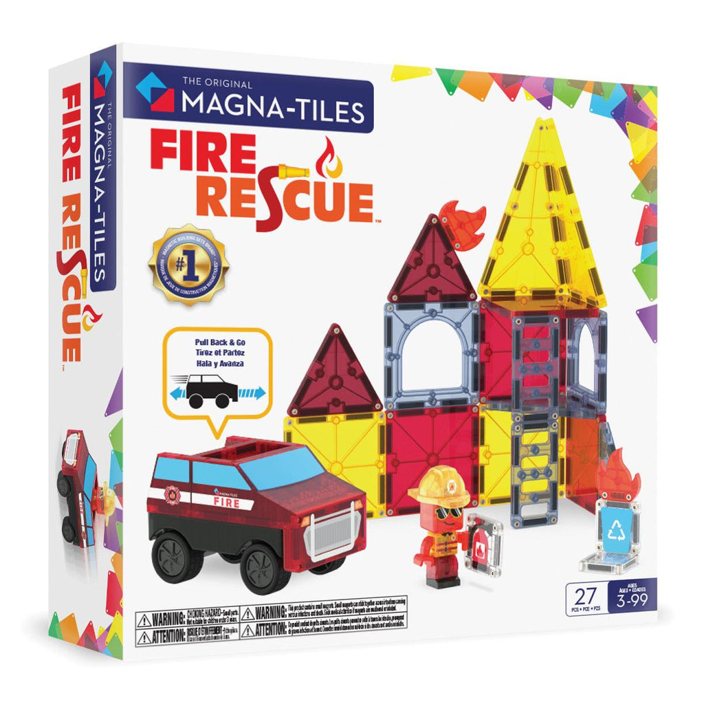 Magna-Tile | Fire Station 27 PC 3+