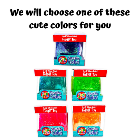 Fun Doh Squishy | Sparkle Cube - 1