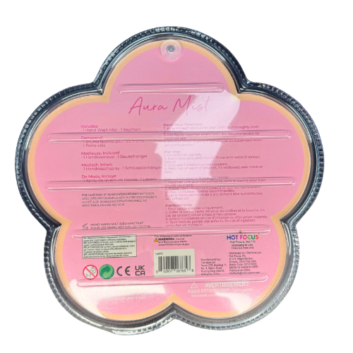 Aura Mist | Flower Dream Keychain & Strawberry Scented Hand Wash Mist Combo 5+ - 2