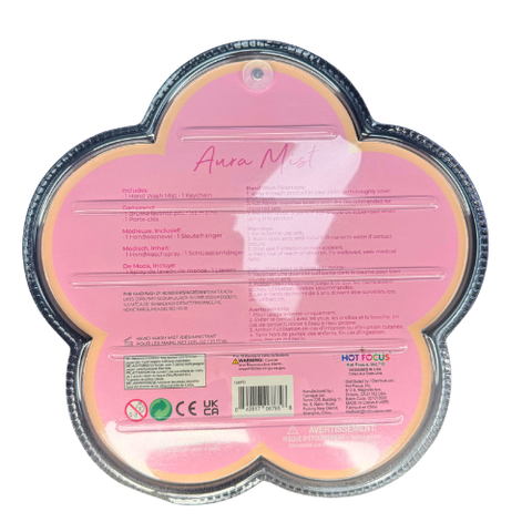 Aura Mist | Flower Dream Keychain & Strawberry Scented Hand Wash Mist Combo 5+ - 1