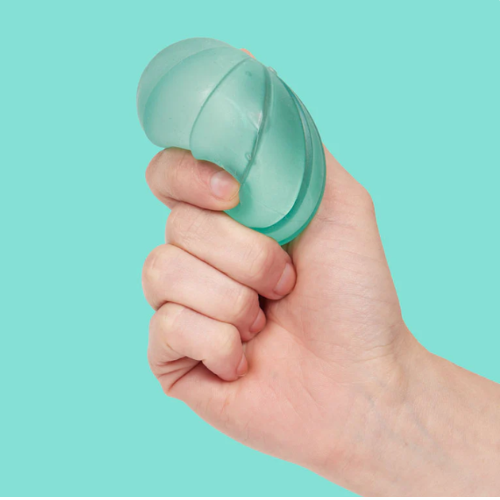Gump Memory Gel Stress Ball | Seaglass Edge Teal - 4