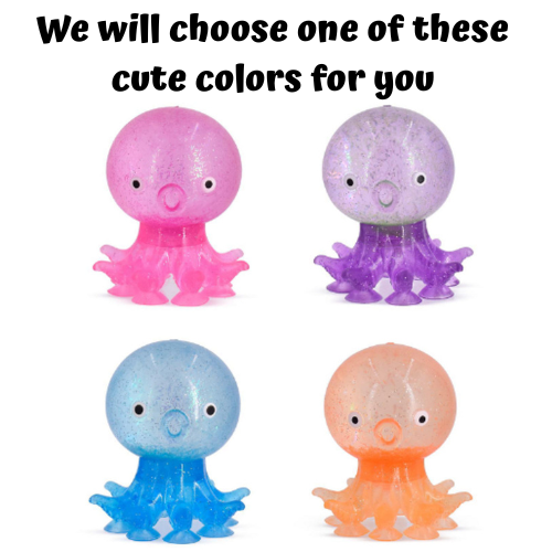 Octopus Suction Squeezy Sensory Toy - 1