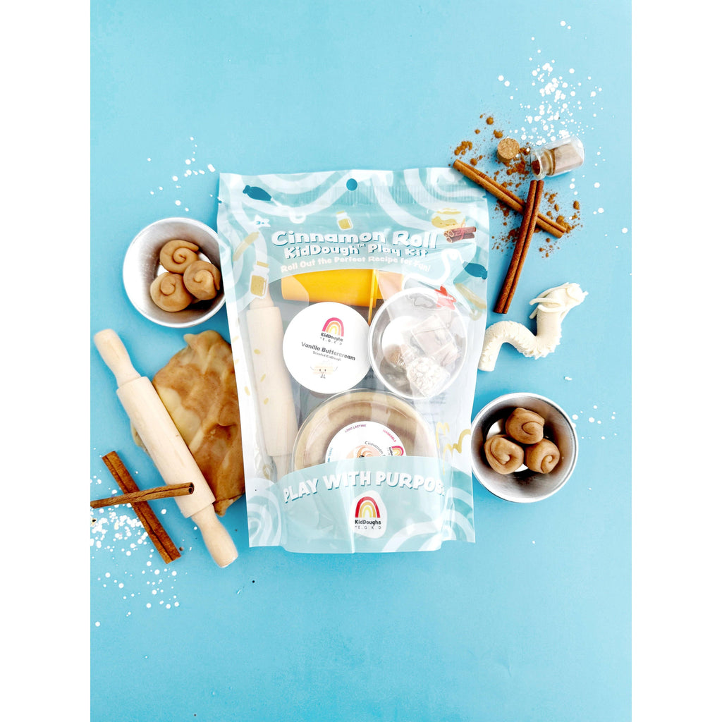 Kiddough Play Kit | Cinnamon Roll 3+