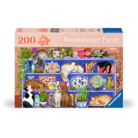 Puzzle | Cats on the Shelf | 200 Pc - CR Toys