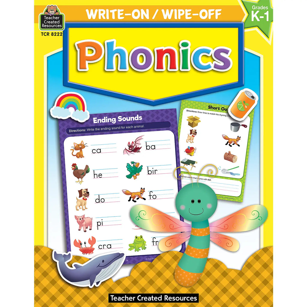 Write-On/Wipe-Off Book | Phonics K-1 - 2