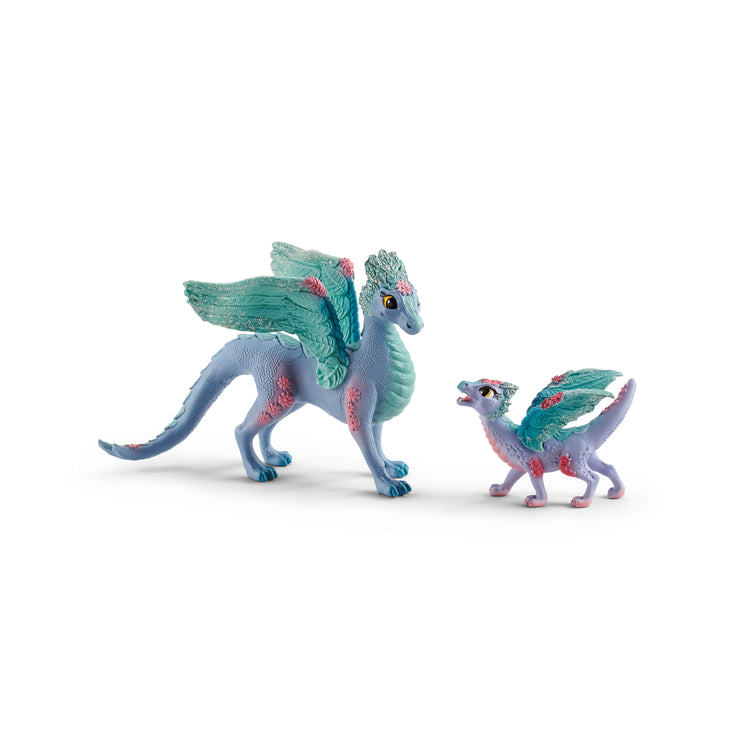 Flower Dragon And Baby Figurines 70592 - CR Toys