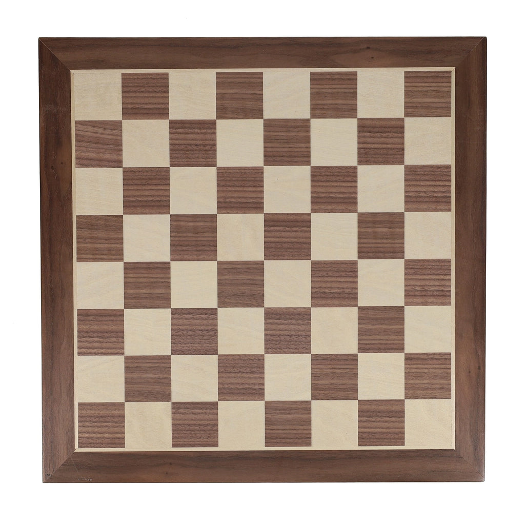 Chess | French Staunton | Weighted Pieces & Walnut Board | 14.75 Inch Game - 7