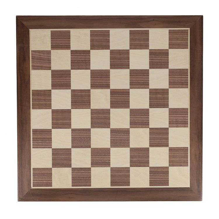 Chess | French Staunton | Weighted Pieces & Walnut Board | 14.75 Inch Game - 7