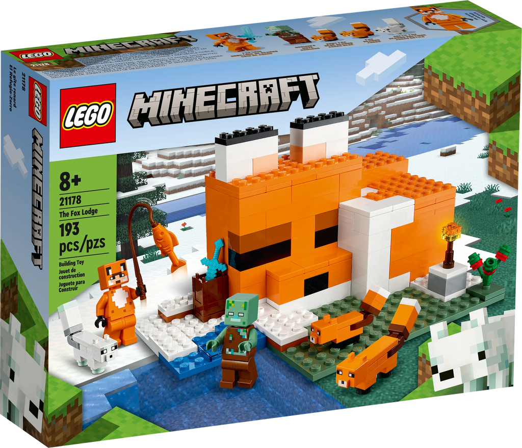 Lego Minecraft The Fox Lodge 21178 - CR Toys