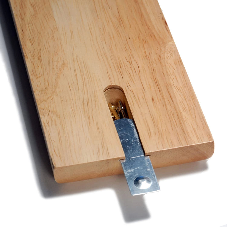 Cribbage Board | Tricolor 3 Track Game | Metal Pegs - 4