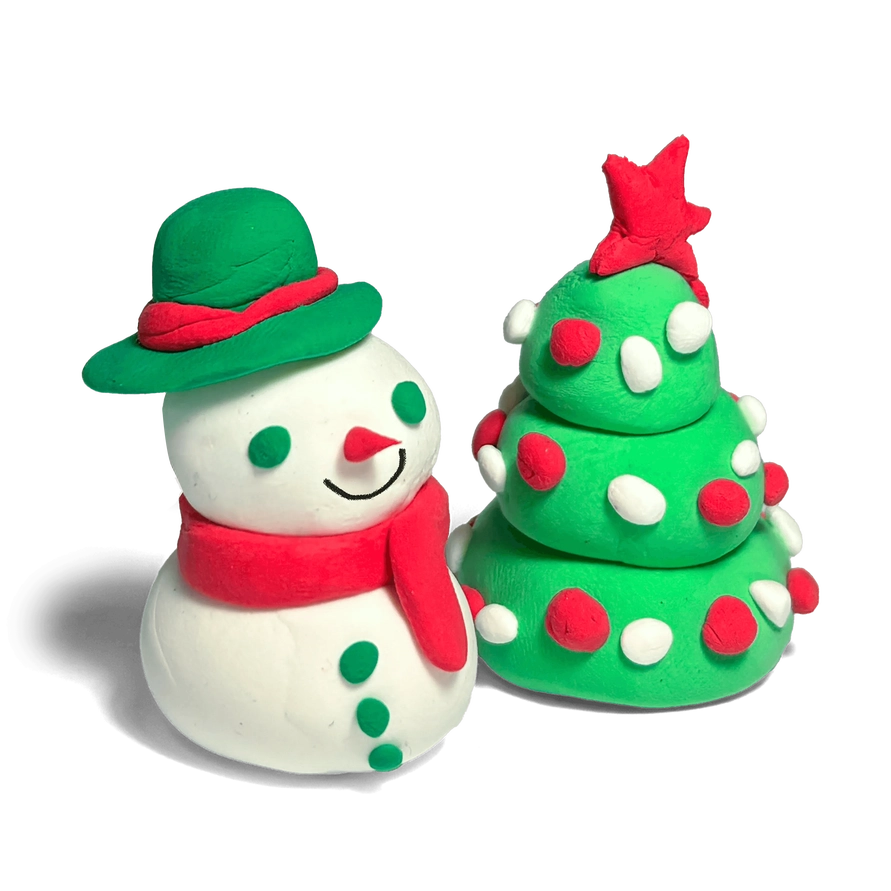 Creatibles | Holiday BFFs Air-Dry Clay Kit 6+ - 4