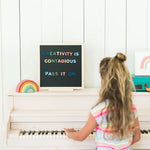 Magnetic Letters | Rainbow Mod 200PC |  1" Letters - 4