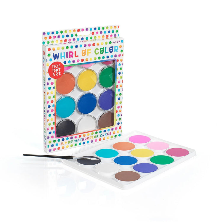 Watercolor Cakes | Whirl of Color Jumbo 3+ - 2