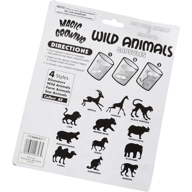 Magic Grow Capsules | Wild Animals MX571