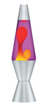 Lava Lamp | 14.5 Inch Yellow Purple Silver - 1