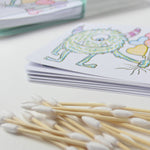 Paint With Water Valentine Cards | Monster - 4