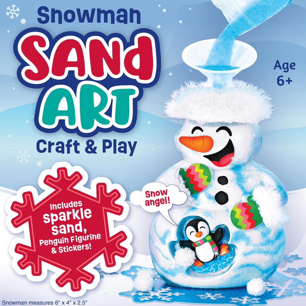 Holiday Sand Art Snowman 6+ - 7