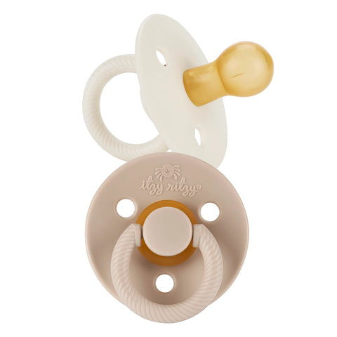 Itzy Soother | Natural Rubber Pacifier | Coconut & Toast 0-6M - 1
