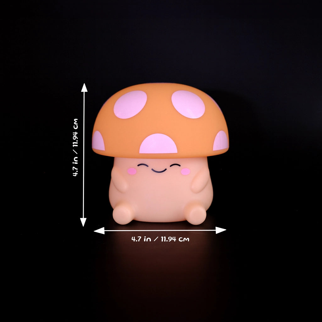 Mushi Ambient Mushroom Night Light | Orange - 8