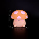 Mushi Ambient Mushroom Night Light | Orange - 8