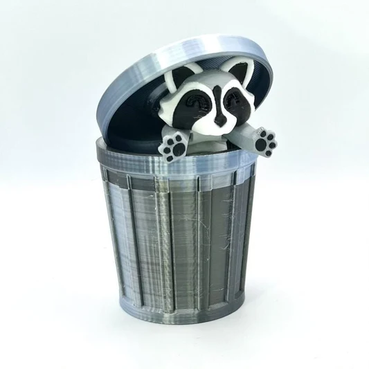 Trash Canimals | Raccoon & Trash Can - 1