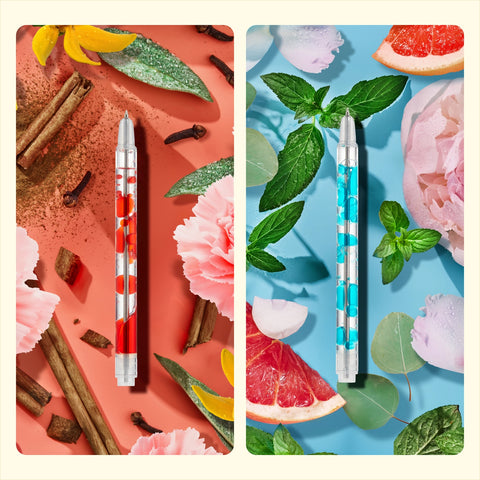 Scented Lava Pens | 2-Pack | Blue/Red - 1