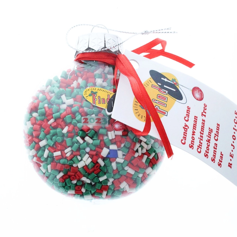 Find it Games 2023 Christmas Edition Ornament. Single Player Mind Game