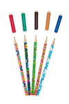 Holiday Pencil Scented Toppers Carded Set Of 5 For Ages 5+