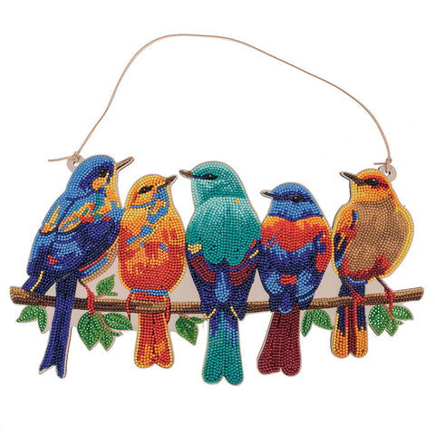 Crystal Art Deco Kit | Hanging Song Birds - 1