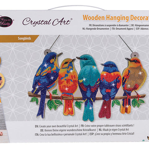 Crystal Art Deco Kit | Hanging Song Birds - 1