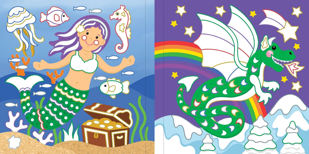 Color By Foil Sticker Book | Sparkle And Shine