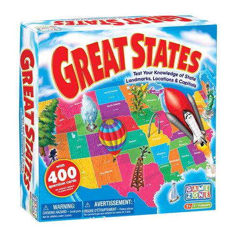 Great StatescBoard Game - Ages 7+