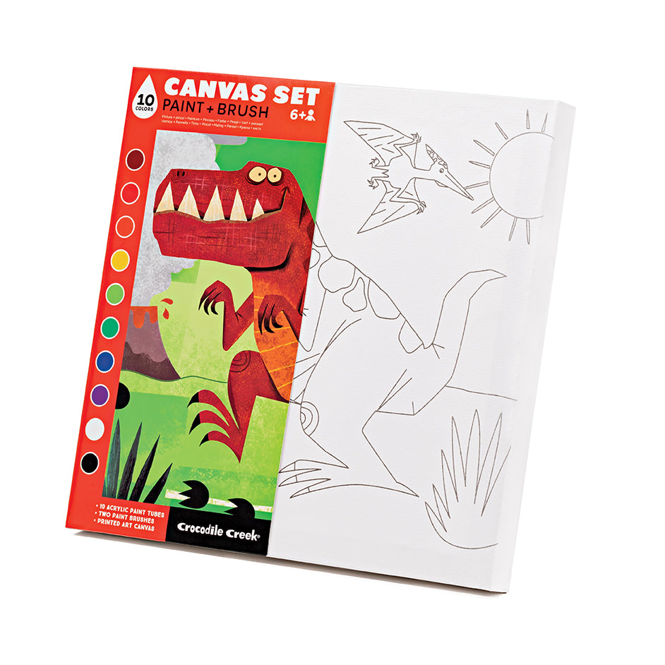 Canvas Painting set-Dinosaur for Ages 6+