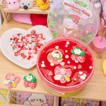 Kawaii Slime | Strawberry Fields Forever Strawberry Scented Glitter Slime - 5