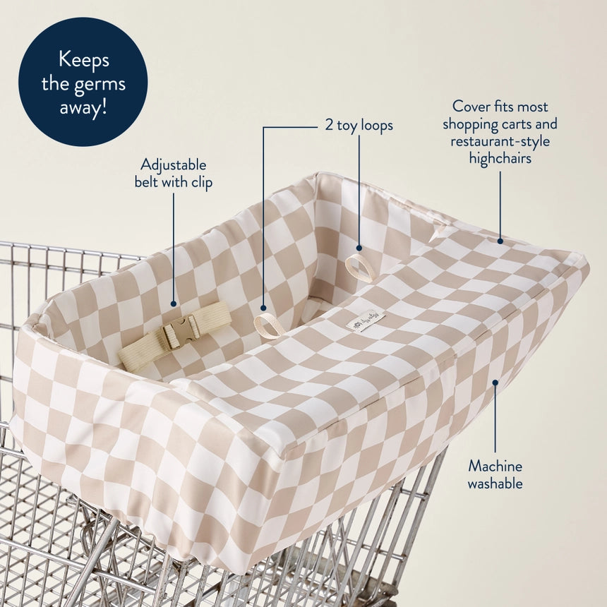 Shopping Cart Cover | Checkerboard - 4