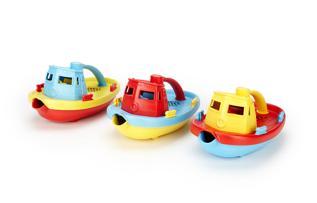 Tug Boat - Assortment  Blue/Red/Yellow Bath Toy