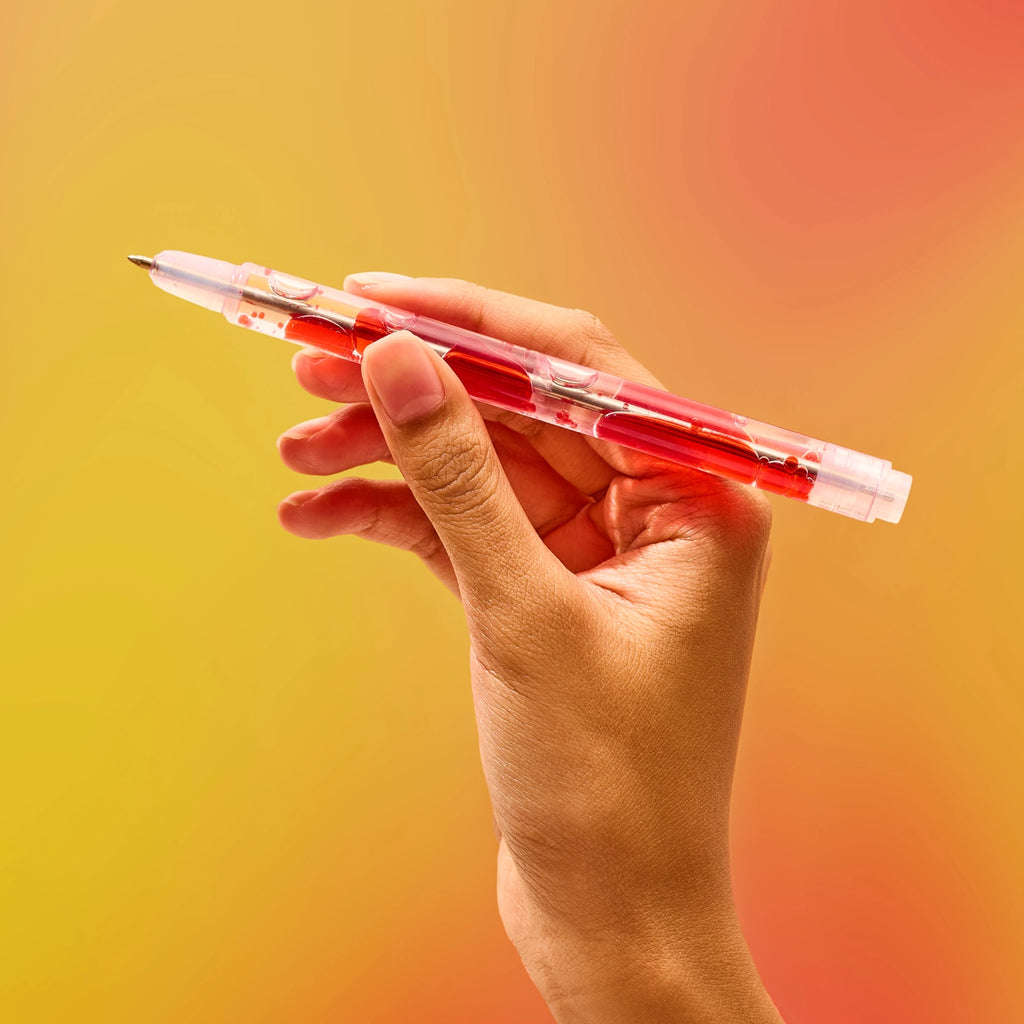 Scented Lava Pen Set | 2-Pack | Black/Red - 4