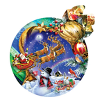 Christmas Ornament Shaped Puzzle 750pc