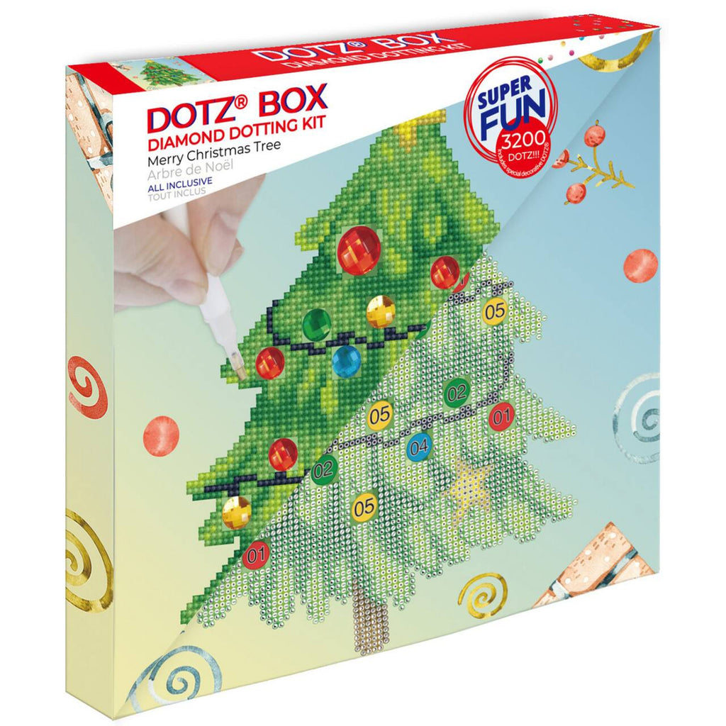 Diamond Dotz Merry Christmas Tree - CR Toys