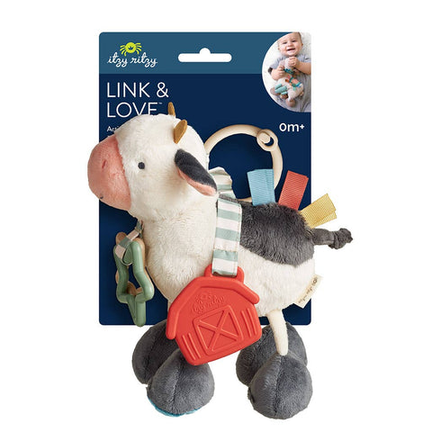 Cow Itzy Friends Link & Love Activity Plush 0+ - 1