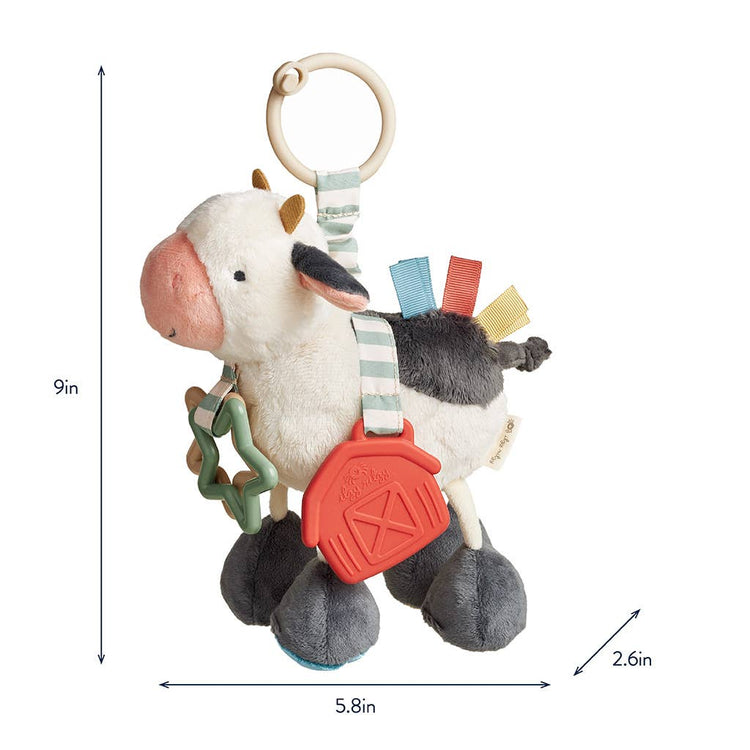 Cow Itzy Friends Link & Love Activity Plush 0+ - 5