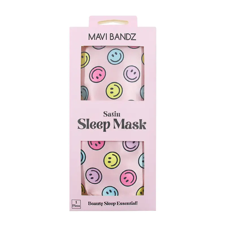 Satin Sleep Mask | Smiley Faces