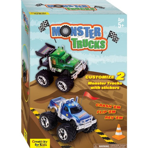 Monster Trucks Craft Fun For Ages 5+