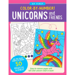 My First Color By Number Book | Unicorn and Friends - CR Toys