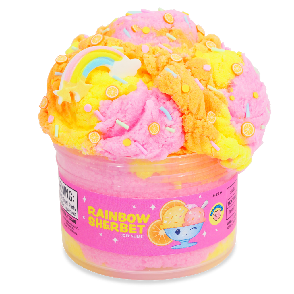 Peachybbies Slime | Rainbow Sherbet - 5