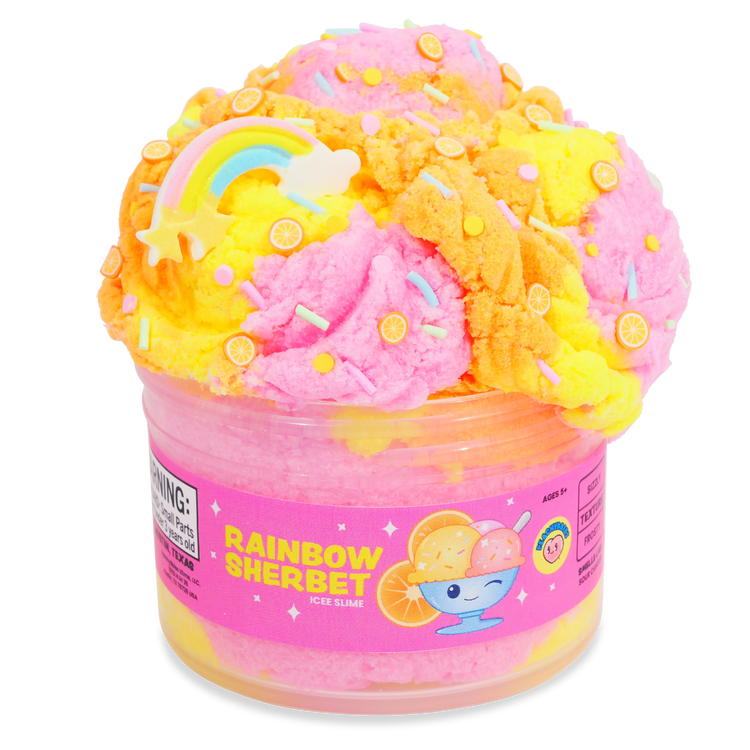 Peachybbies Slime | Rainbow Sherbet - 5
