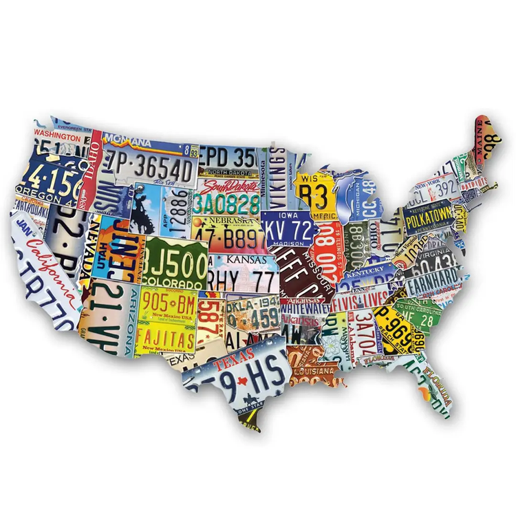 Puzzle | USA License Plates | 1000 PC - 2