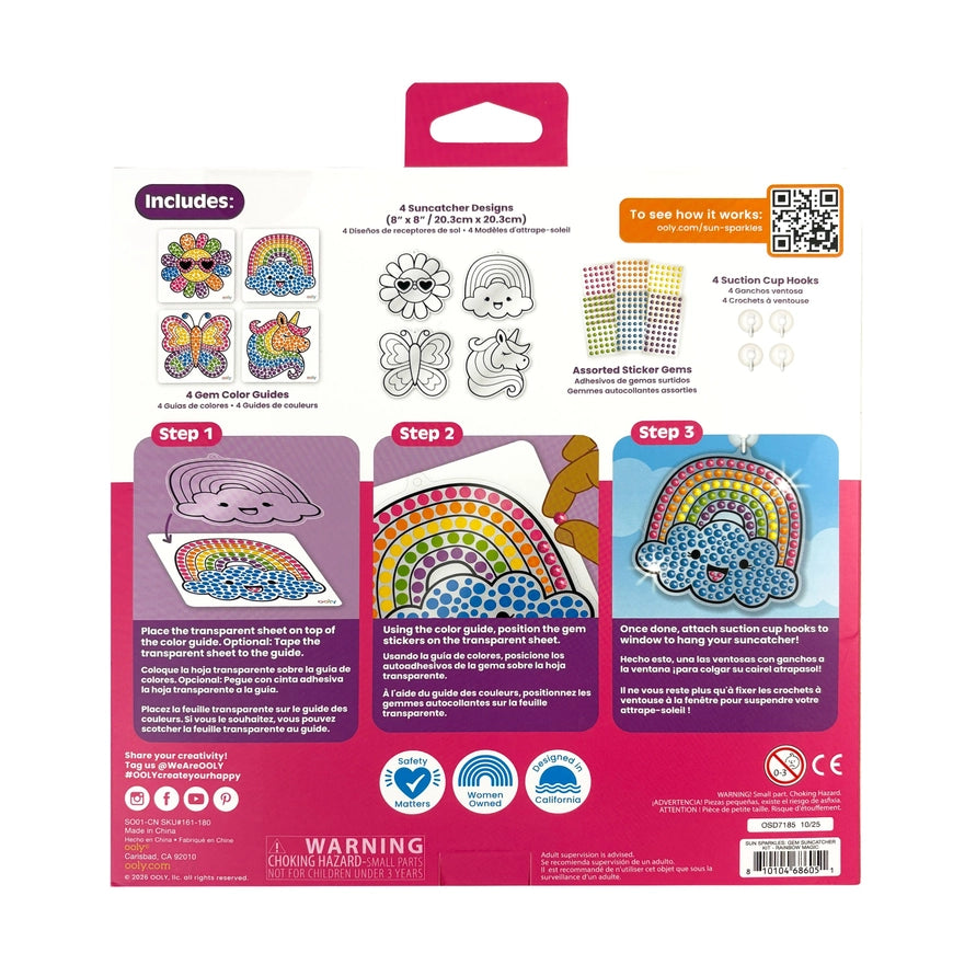 Sun Sparkles | Rainbow Magic Gem Suncatcher Kit 6+ - 9