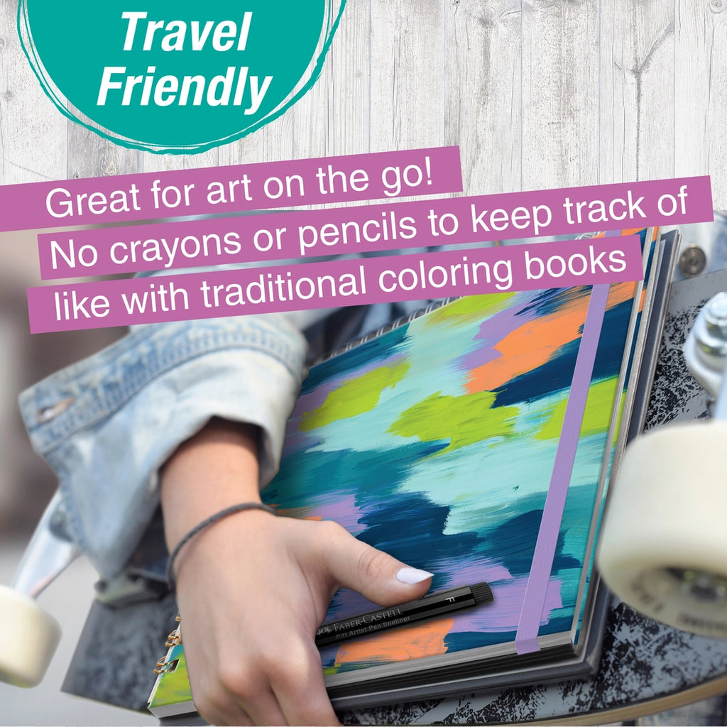 Reverse Coloring and Doodling Book