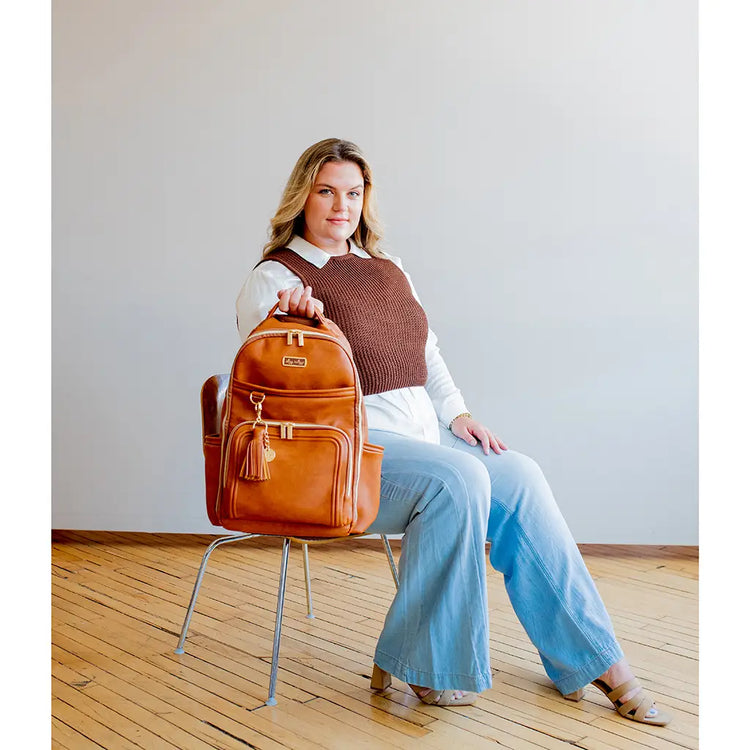 Diaper Bag | Cognac Boss Plus Backpack